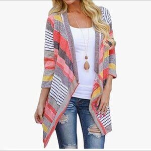 Flamingo Urban Boutique Striped Cardigan
